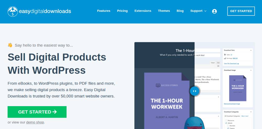 Facile download digitale eCommerce Plugin per WordPress
