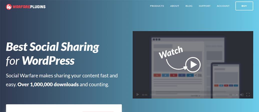 Social Warfare Social Media Sharing Plugin