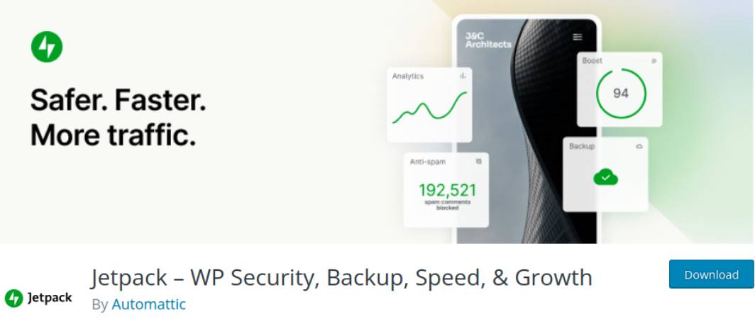 Jetpack – Plugin WordPress de securitate, backup, viteză și creștere WP