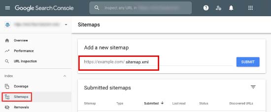 Google Arama Konsoluna Site Haritası ekleyin