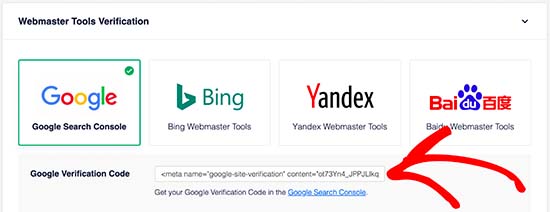 Hepsi Bir Arada SEO Site Doğrulaması