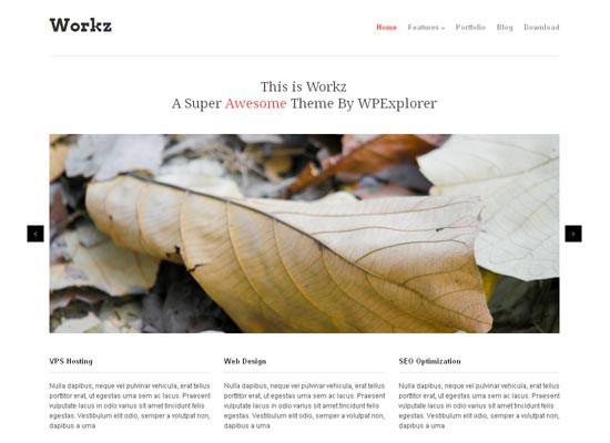 Workz Free Business & Portfolio WordPress Theme