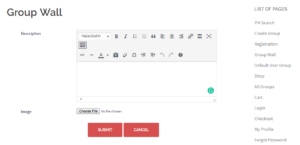 Guia para criar um site de associação com o mural do grupo WordPress