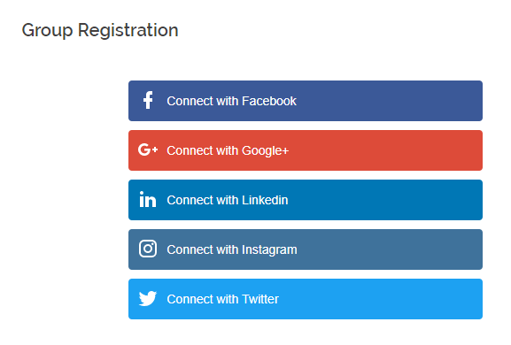 Usuários do WordPress para fazer login com o frontend de contas sociais