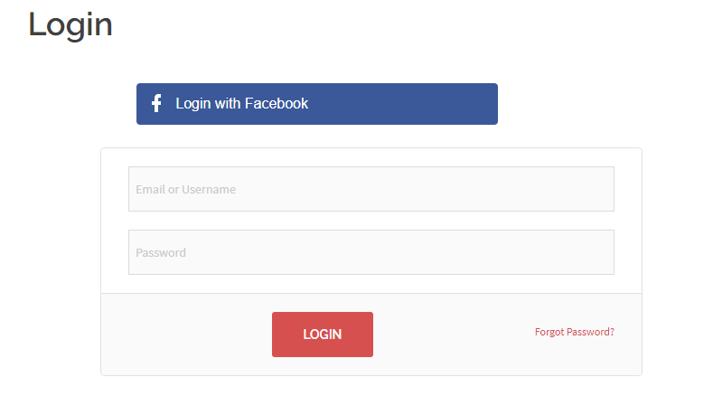 Usuários do WordPress para fazer login com contas sociais login do facebook