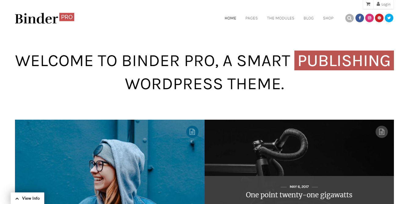 회원 사이트 바인더 프로를 위한 최고의 WordPress 테마
