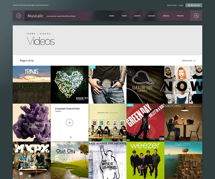 Angkloong - Thème WooCommerce pour événements et musique