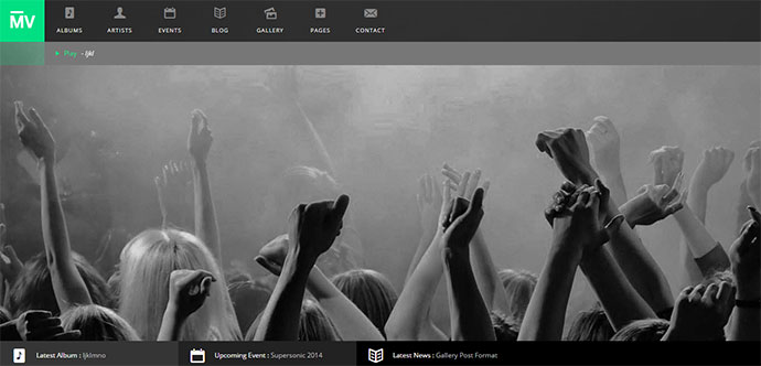 MusicVent - Thème WordPress Premium pour la musique et les événements