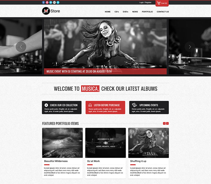 Rock Palace - Thème WordPress Musique