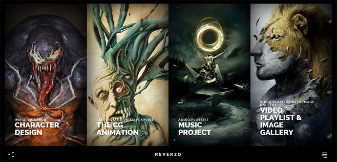Reverzo | Photo, Musique & Vidéo Creative ShopFolio