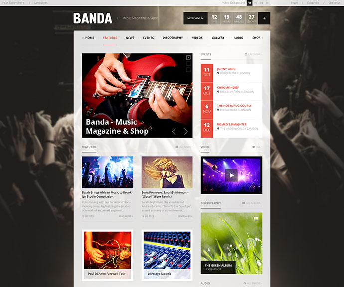 Banda - Magazine de musique WordPress