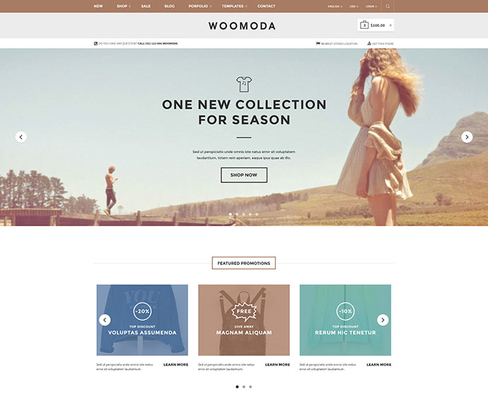 Voga - wielofunkcyjny motyw WooCommerce EasyCart WP