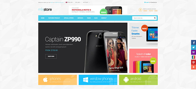 MixStore - Motyw WooCommerce MultiShop