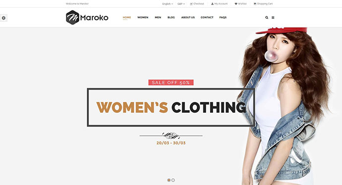 Maroko - Responsywny motyw mody WordPress