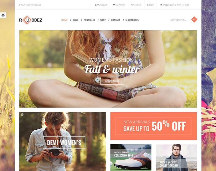 Rubbez- WooCommerce & Corporate Responsywny motyw