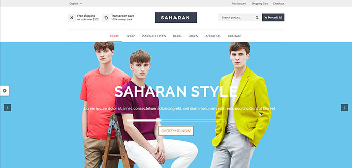 SAHARAN - Responsywny motyw WordPress