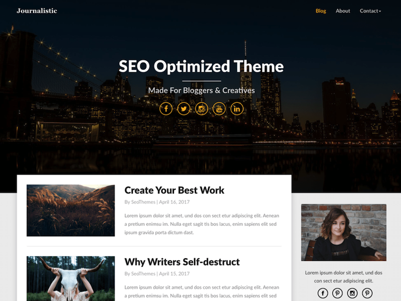 Tema WordPress Jornalístico