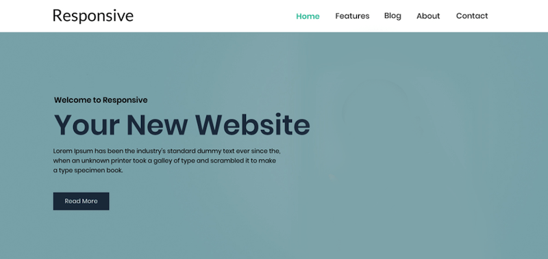 Tema WordPress Responsivo