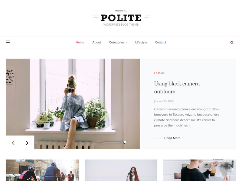 Tema WordPress educado