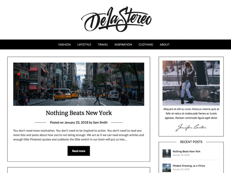 Tema WordPress PersonalBlogily