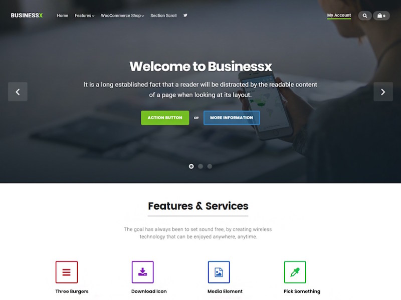 BusinessXWordPressテーマ