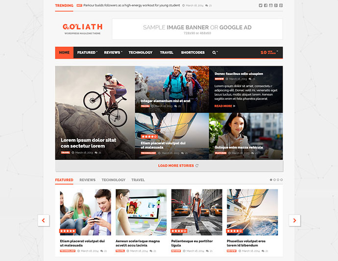 GOLIATH - Ads Optimized News & Reviews นิตยสาร