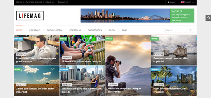 LifeMag - Responsive Magazine WordPress Theme