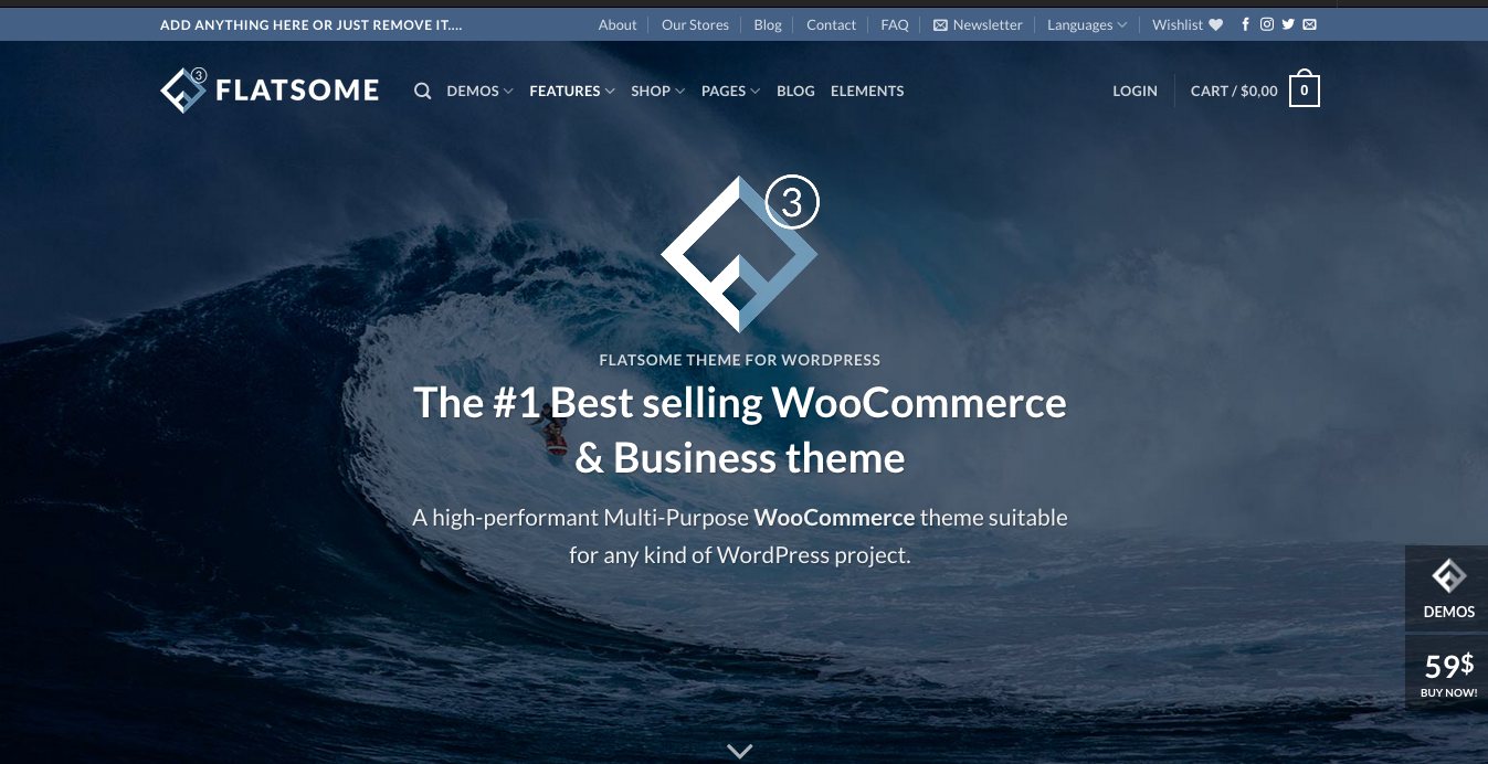 Tema WordPress flatsome