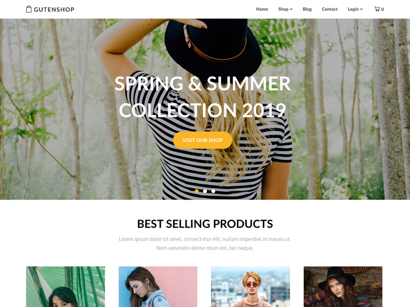 Tema Gutenshop eCommerce