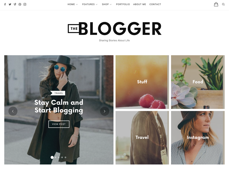 TheBloggerWordPressテーマ