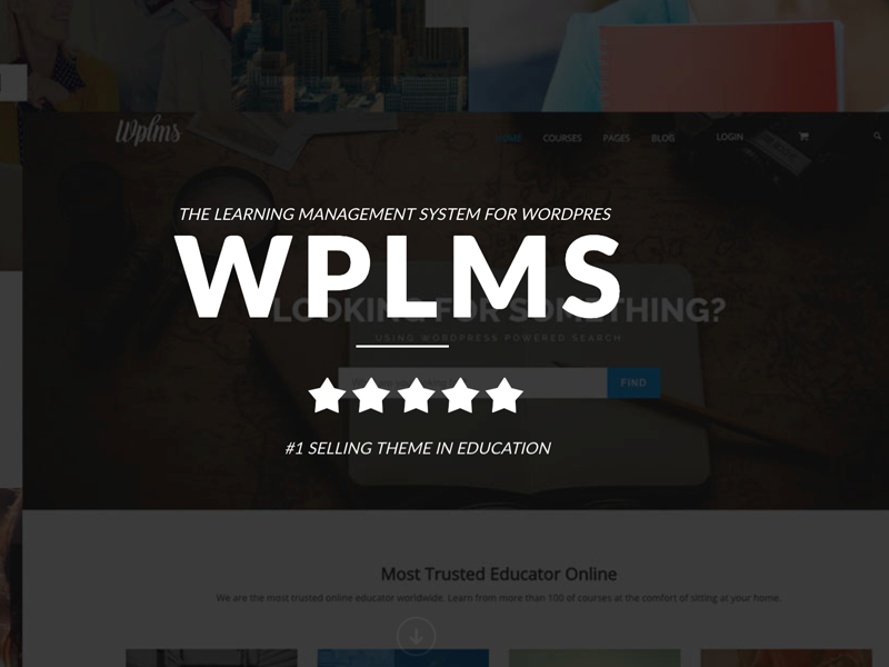 Образовательная тема WordPress WPLMS