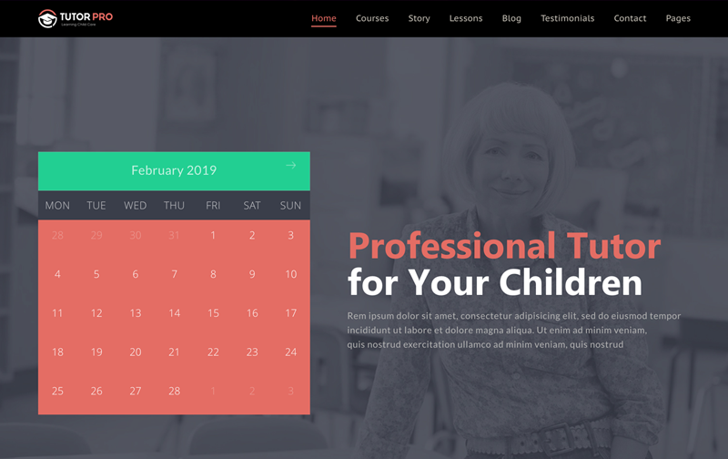 Образовательная тема WordPress Tutor Pro