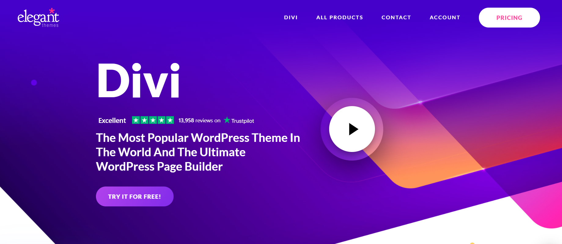 最高のワードプレスのテーマ-Divi