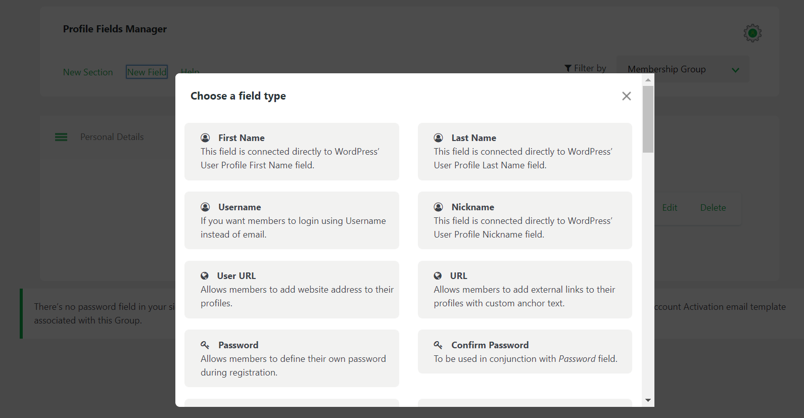 Zona membrilor WordPress