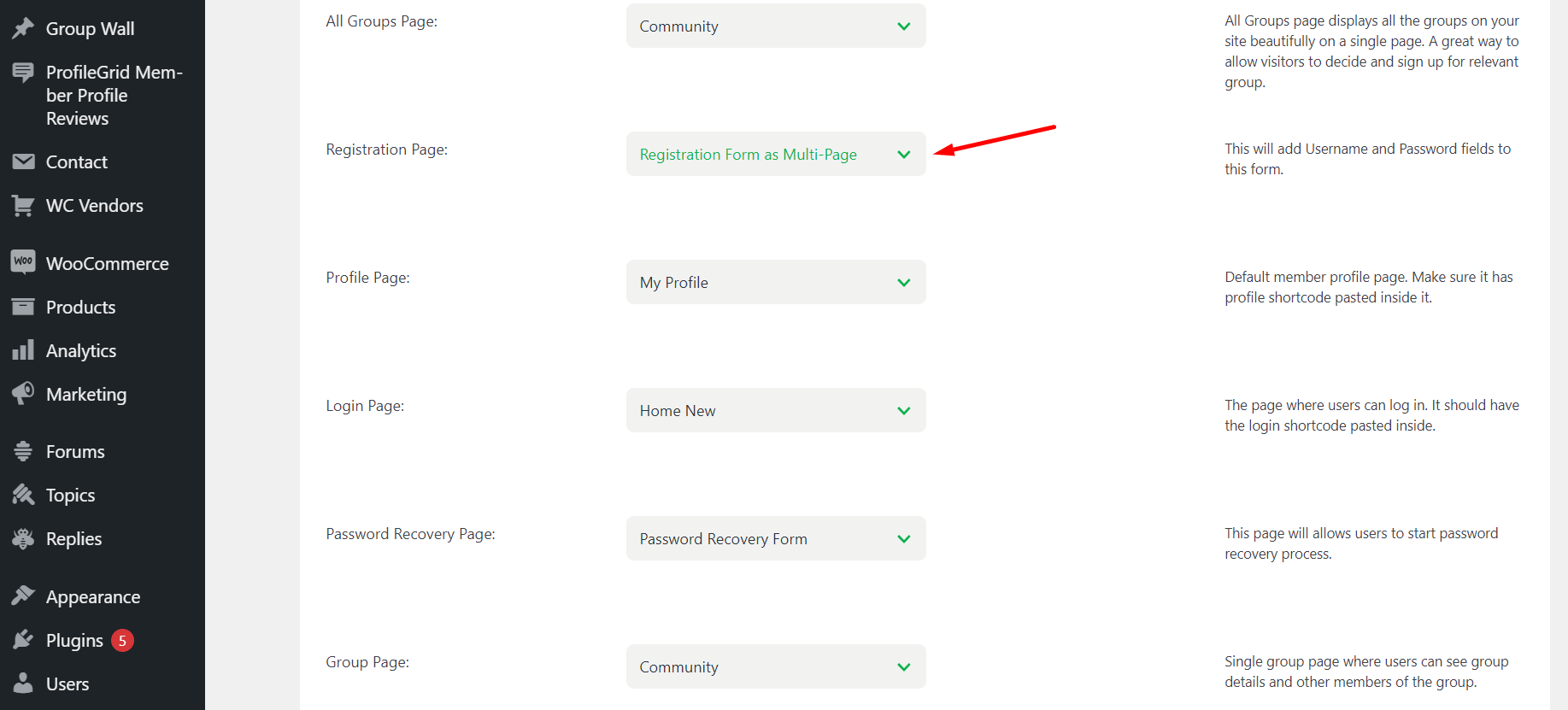 Zona membrilor WordPress