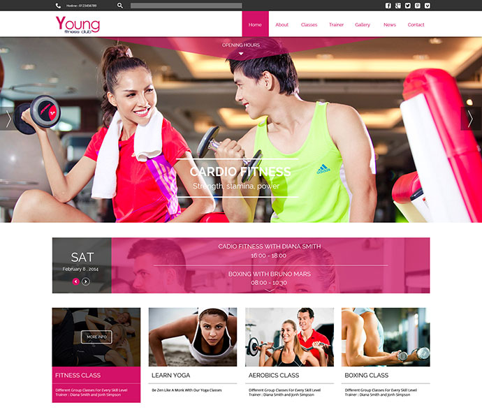 młody fitness