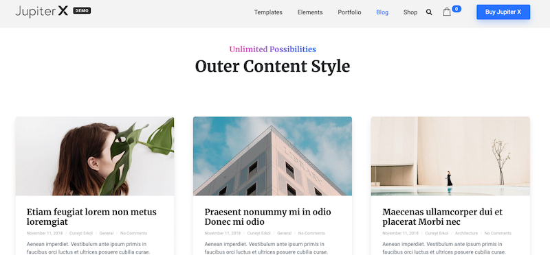 juptier WordPress 主题
