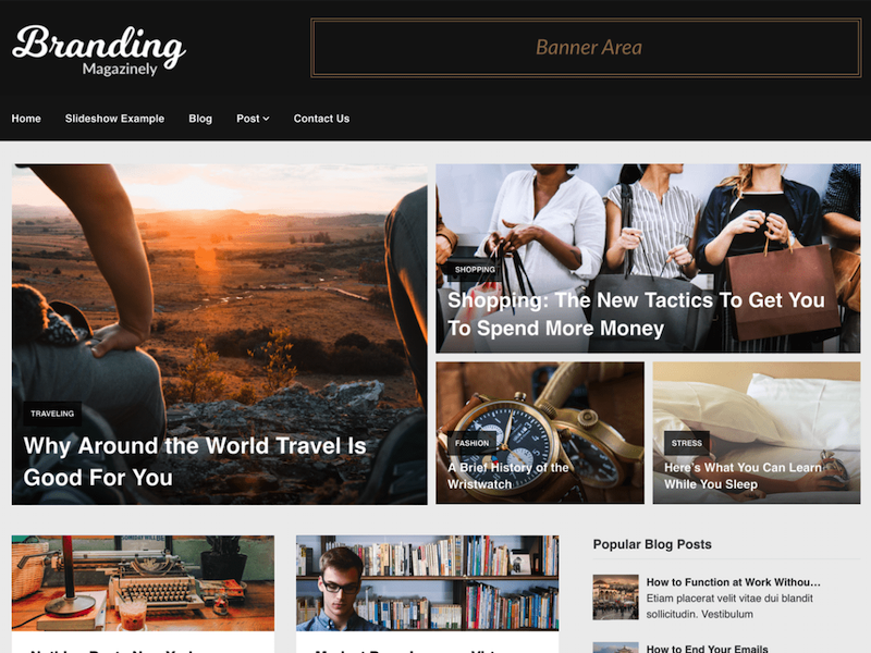 Czasopismo Motyw WordPress