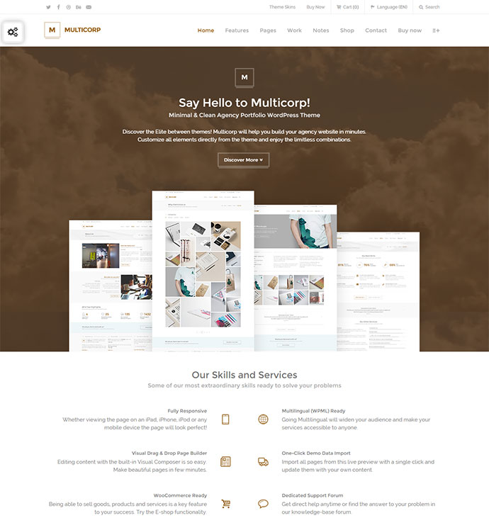 Motyw WordPress Clean Agency