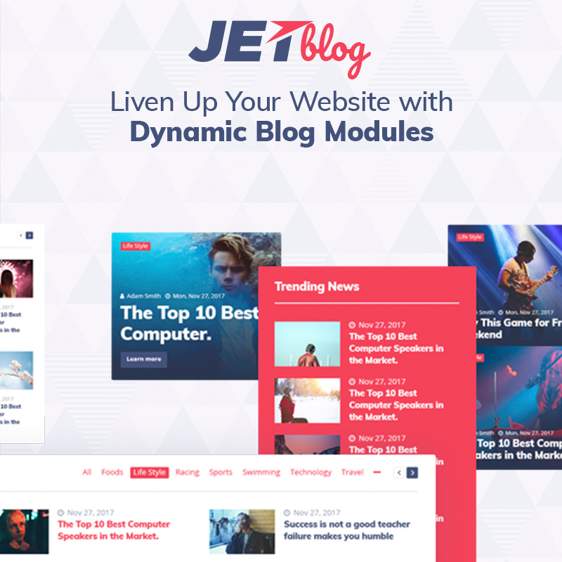 Jetblog das mit Elementor kompatible WordPress-Plugin