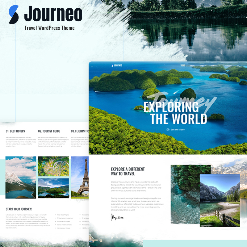 Journeo WordPress-Vorlage für Elementor