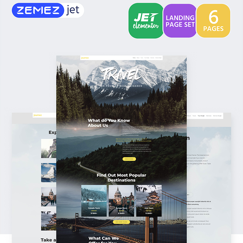 Hottrip Elementor-kompatible WordPress-Themen