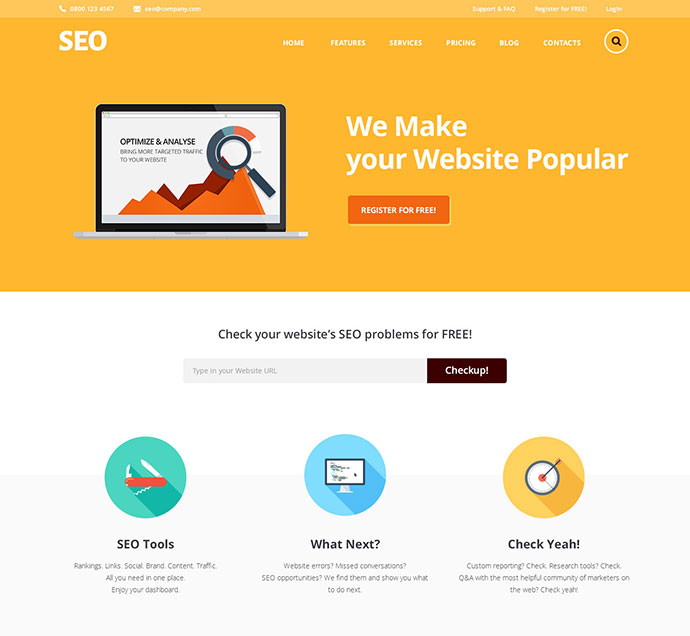WordPress-Themes für SEO- und Marketingdienste