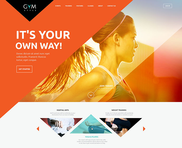 WordPress-Theme für Sport- und Fitnessclubs