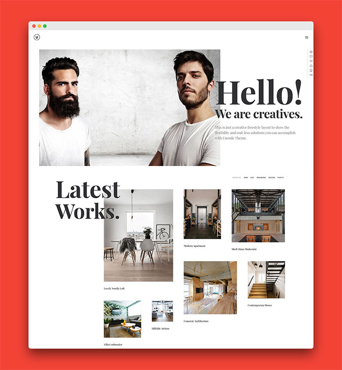 Uncode - Tema WordPress Multiuso Criativo