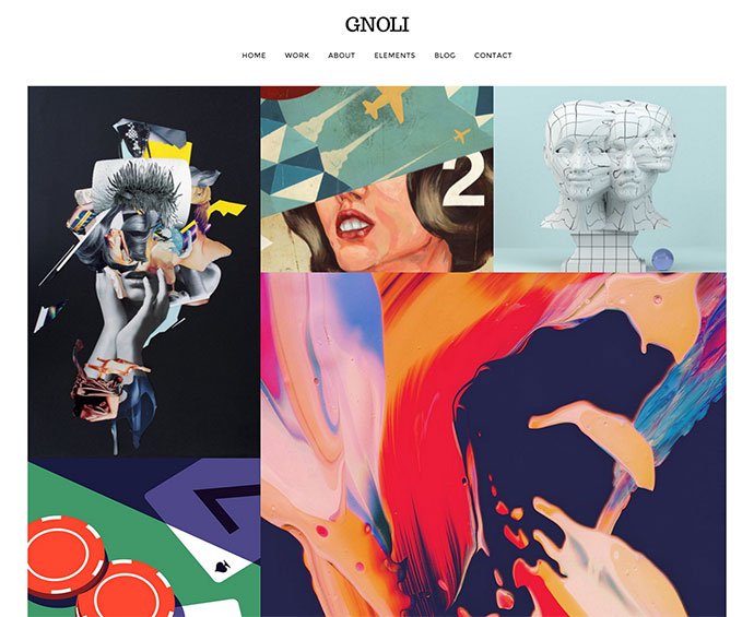 Tema WordPress Portfólio - Gnoli