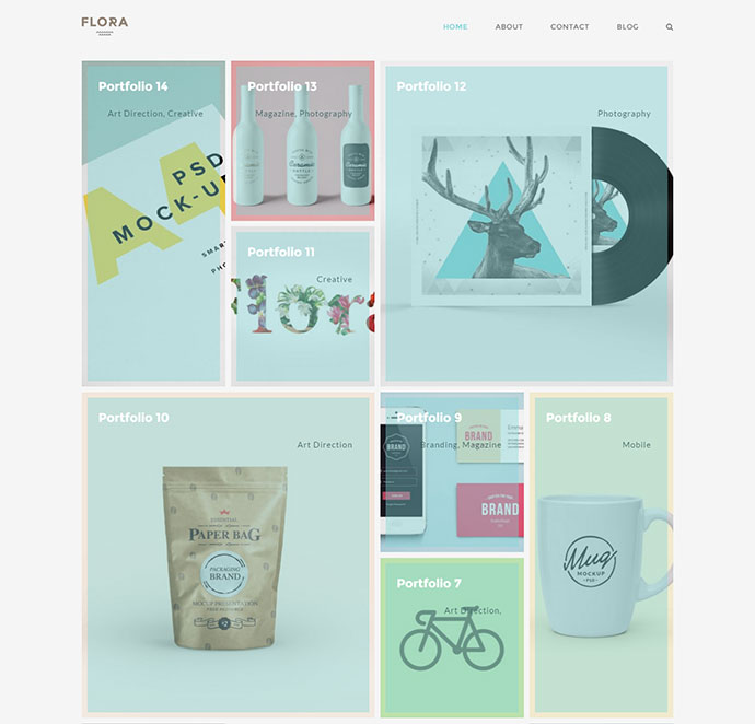 Flora - Tema WordPress Criativo Responsivo