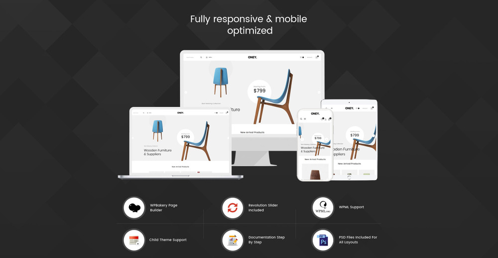 e-ticaret siteleri için oney wordpress teması
