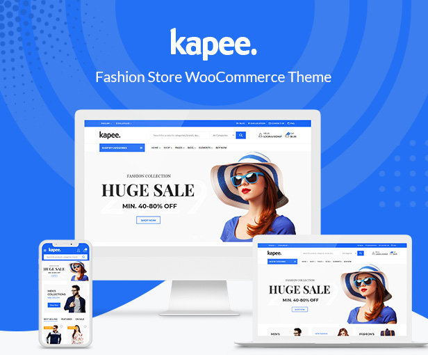 E-ticaret siteleri için kapee wordpress teması.
