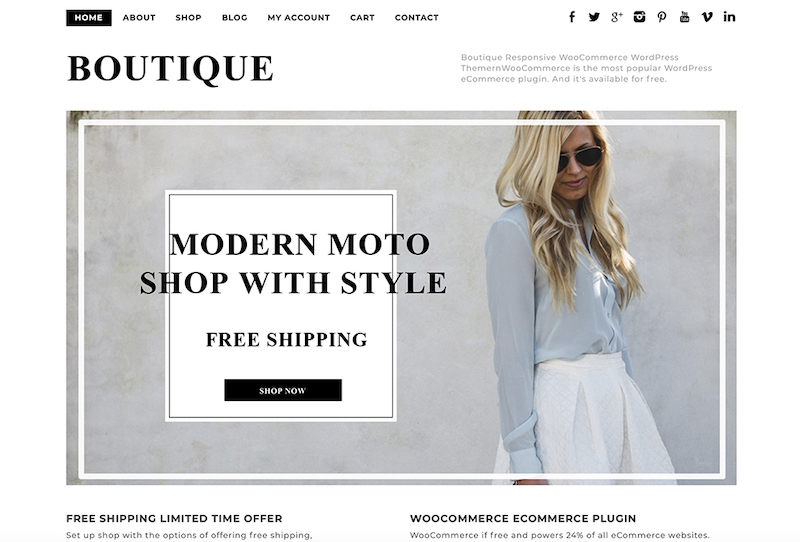 Butik WordPress Teması